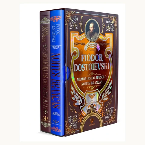 Box Dostoiévski, 2 livros, edição real das fotos
