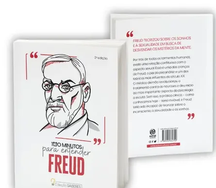 Livro 100 Minutos para Entender Freud, frente e verso