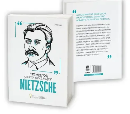 Livro 100 Minutos para Entender Nietzsche, frente e verso