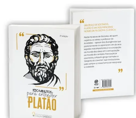 Livro 100 Minutos para Entender Platão, frente e verso