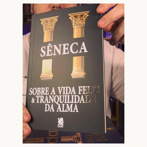 Capa real de Sobre a Vida Feliz & Tranquilidade da Alma