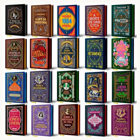 Coleção Atlantis, 20 livros clássicos, edição real das fotos